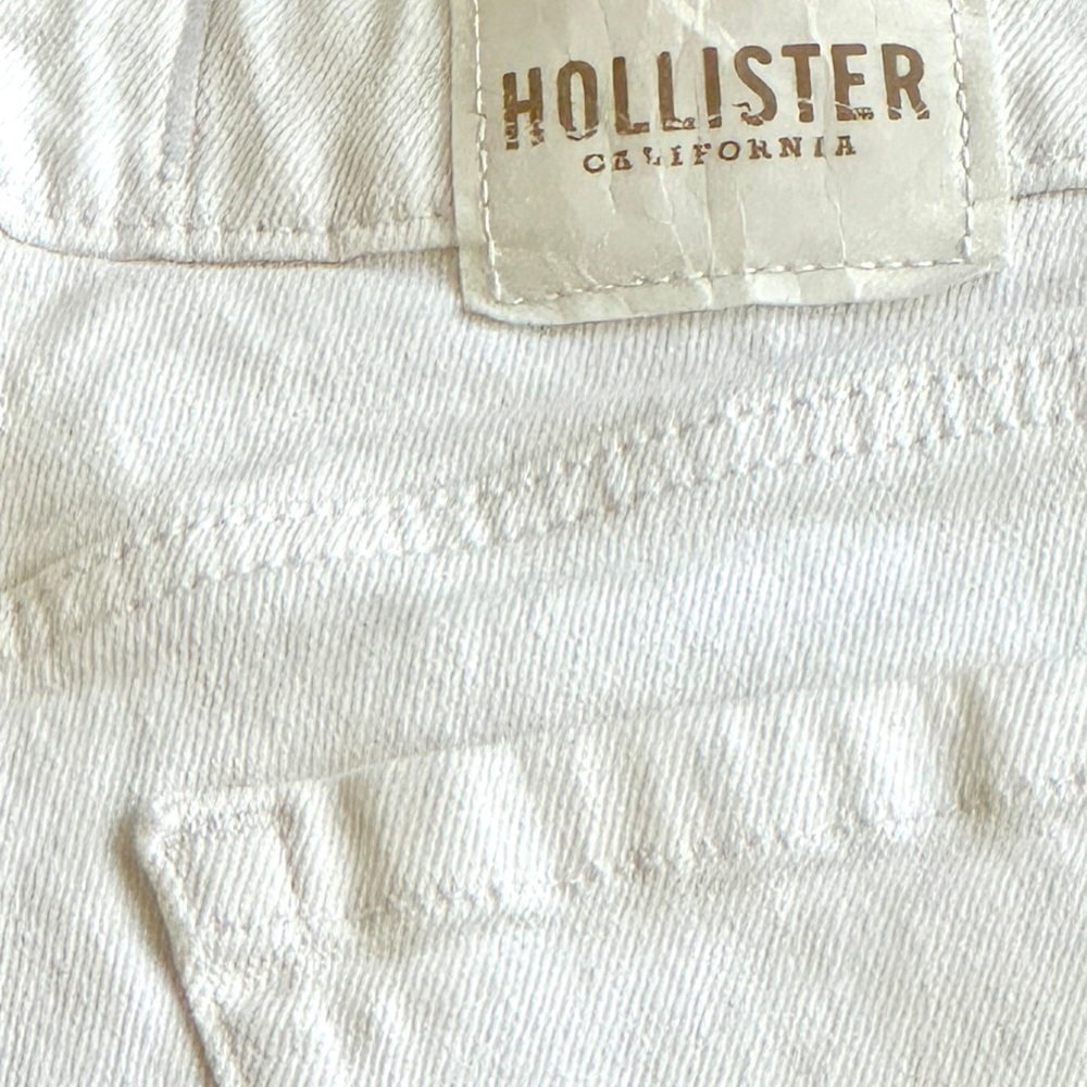 Hollister Ultra High-Rise Mom Jeans White W24R Women’s Denim Pants - Picture 4 of 9